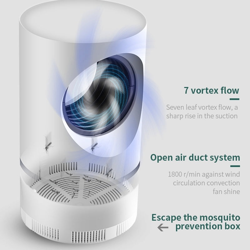 Anti-mosquito Insect Killer UV Photocatalytic Mosquito Trap Quiet Radiationless Mosquito Killer Lamp Baby Pregnant Women